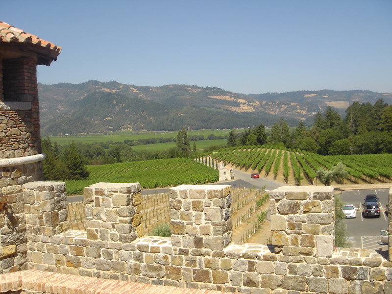 CALISTOGA-Castello di Amorosa-view from-c2008 Carole Terwilliger Meyers.JPG