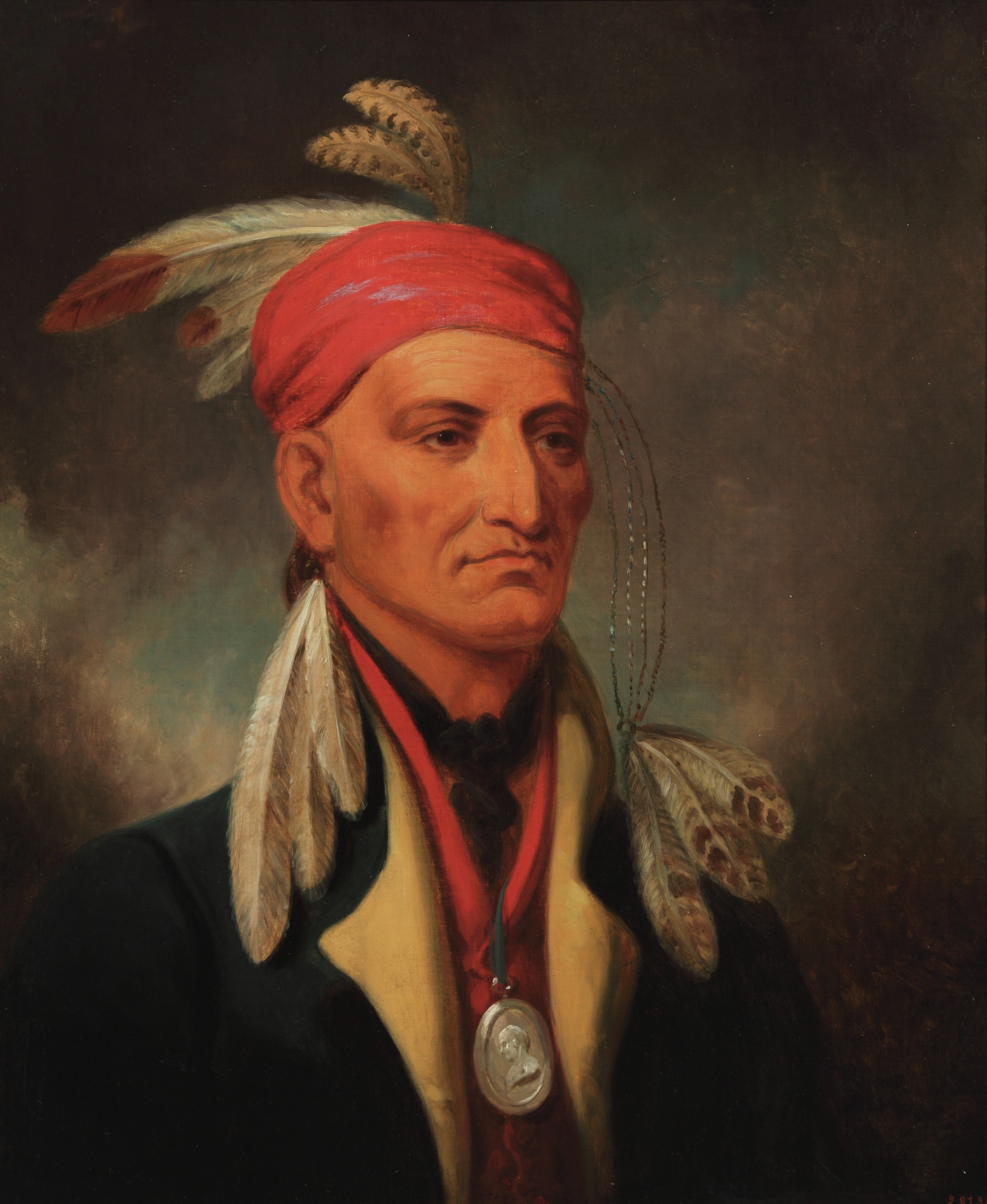 Henry Inman (American 1801-1846), "Shingaba W'Ossin (Chippewa)," ca. 1831-1834, oil on canvas.