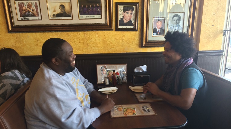 Killer Mike at Busy Bee Cafe in Atlanta GA