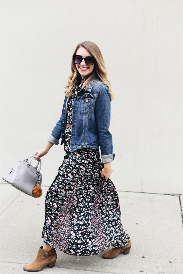 #OOTD: Dressed by Jess Floats Along in a Fall-Ready Maxi